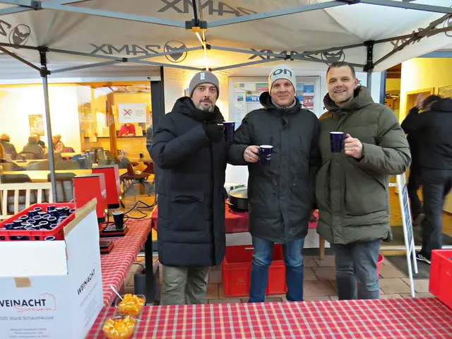 Schöner heißer Glühwein für die Helfer | Foto: Brigitte Melder
