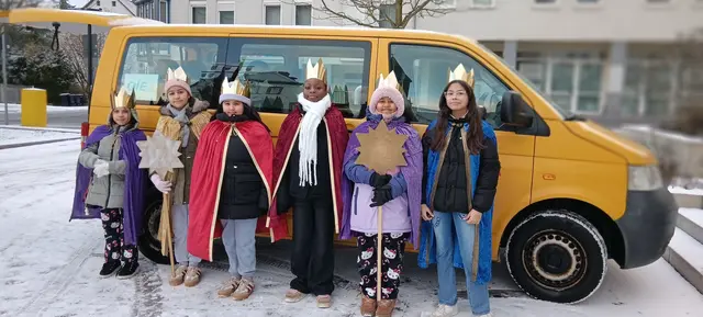Die Sternsinger waren unterwegs | Foto: Inge Lütz 