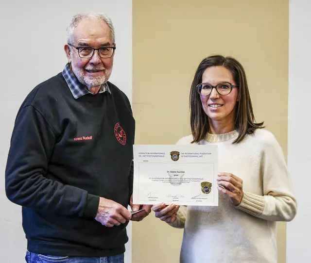 Gesine Szurman und Franz Rudolf Klos | Foto: Erhard Müller