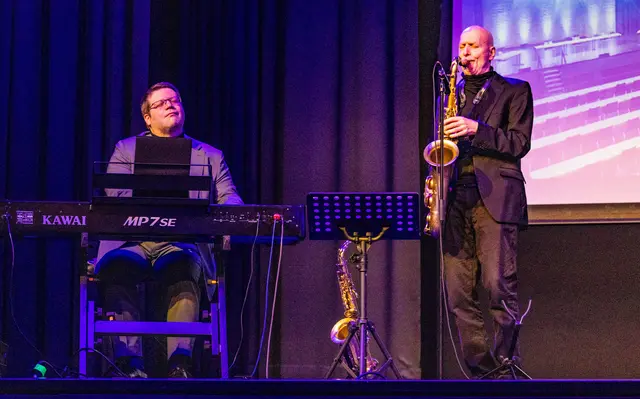 Daniel Prandl und Olaf Schönborn sorgen für musikalische Unterhaltung | Foto: Wolfgang Neuberth