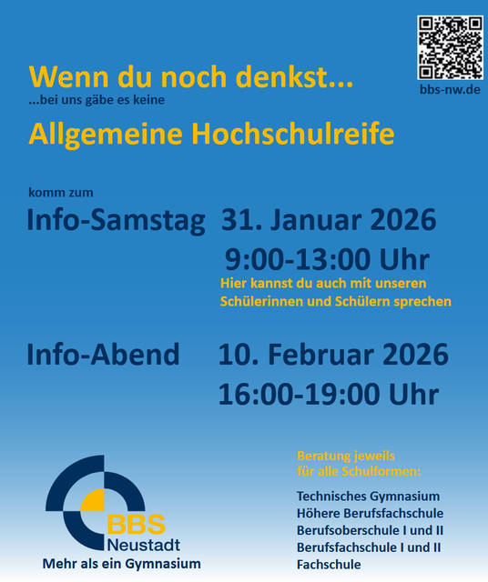 Flyer InfoTag | Foto: BBS Neustadt