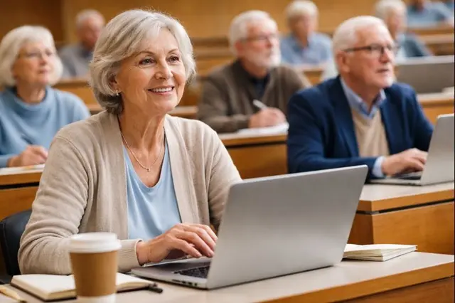 Neues Vorlesungsprogramm für Gasthörende und Seniorenstudierende | Foto: Kristin Hätterich mit KI erstellt