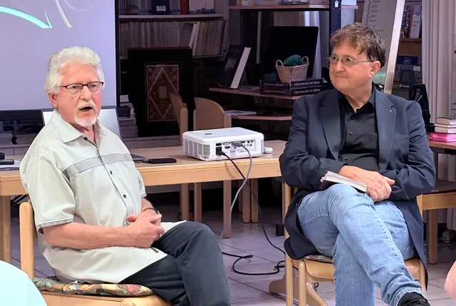 Hans-Martin Werlé und Michael Landgraf im Gespräch | Foto: Michael Landgraf