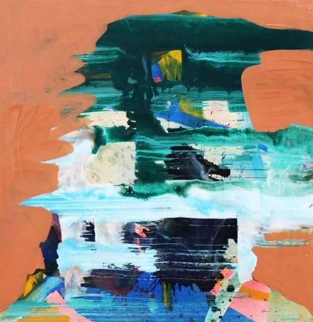 Nicole Daudert, self 02, 2020, Acryl, 80x80 | Foto: Nicole Daudert