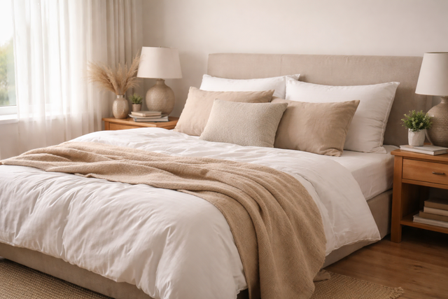 was gibt es Schöneres als ein frisch bezogenes Bett? | Foto: Heike Schwitalla