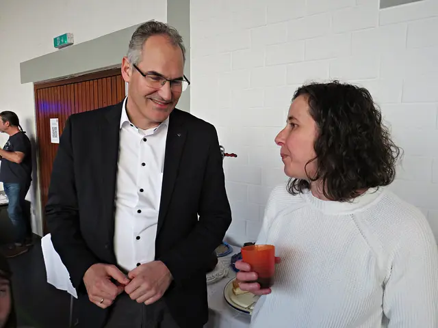 Landrat Dietmar Seefeldt und 2. Beigeordnete von Knöringen Carolin Straub | Foto: Brigitte Melder
