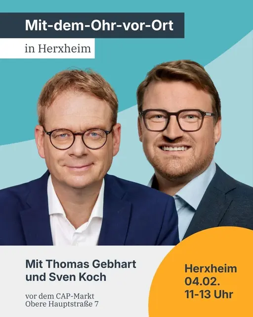 Thomas Gebhart MdB und Sven Koch MdL | Foto: Rolf H. Epple