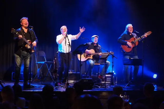 Die Meilensteine-Band: Chris Linder, Stefan Gebert, Frank Ruppert, Alex Lützcke. | Foto: Gebert