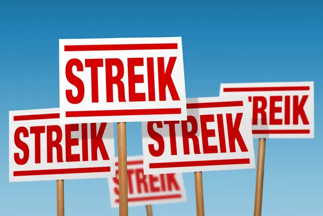 Die Gewerkschaft ver.di hat für Montag zu einem Streik aufgerufen | Foto: Adobe Stock/tournee