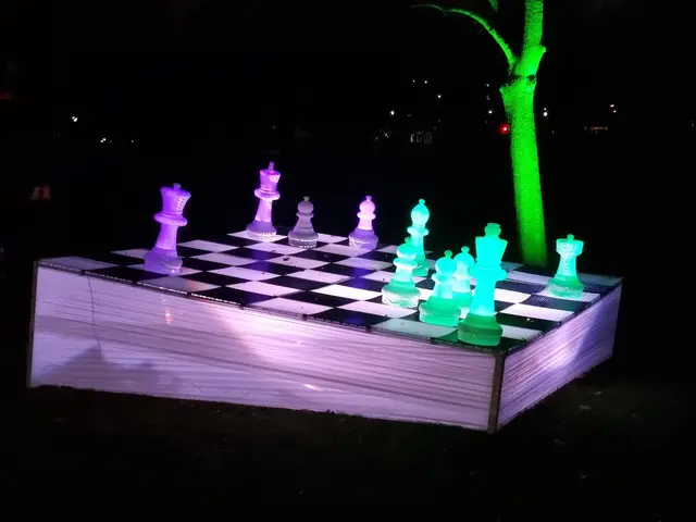 Schachspiel als Lichtobjekt. | Foto: BAS