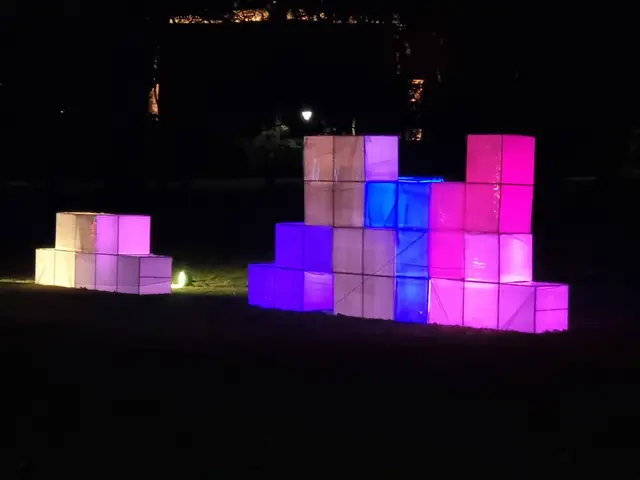 Leuchtendes Tetris | Foto: BAS