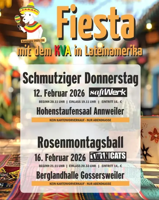 Schmutziger Donnerstag und Rosenmontagsball | Foto: KV Annweiler a. Tr.