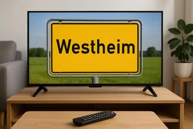 Westheim im TV | Foto: Heike Schwitalla - erstellt mit KI