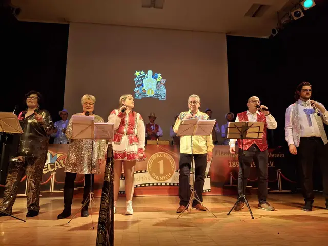 Alsenzer Gesangsgruppe um Bernhard Weller  | Foto: ACV