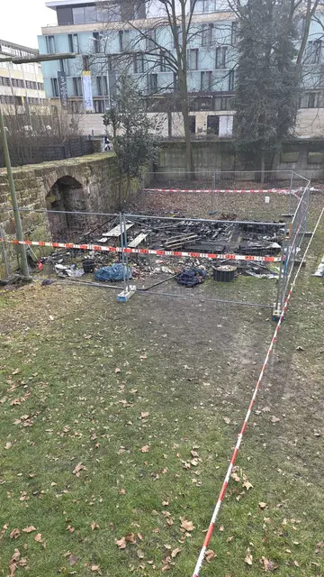 Ein Bild der Verwüstung bietet sich auf der Pfarrwiese | Foto: Anke Henkel/gratis