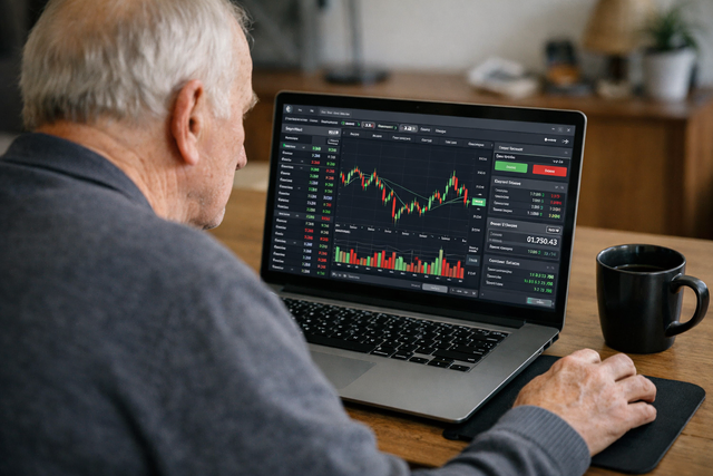 Online Trading Betrug: Die Plattformen sind aufwendig programmiert und auf den ersten Blick nicht von seriöseren Anbietern zu unterscheiden.  | Foto: KI-generiert/Julia Glöckner