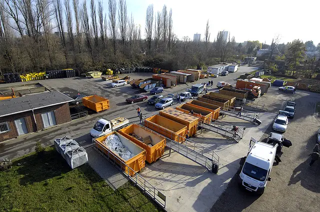 Der EWF-Wertstoffcenter. | Foto: Boltedesign/Stadt Frankenthal