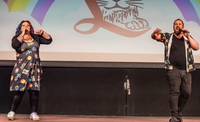 das Gesangsduo NaSté mit Nadja Leswinski und Stefan Röger | Foto: Wolfgang Neuberth