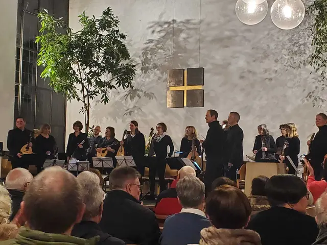 Das Mandolinenorchester „Rietania“ Rhodt in Der Martin-Luther-Kirche in Neustadt | Foto: Musik- und Wanderclub "Rietania" Rhodt e. V.