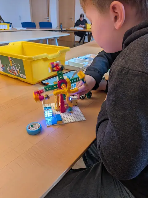 Lego-Spike Prime, Bücherei Kandel | Foto: MINT-SPASS