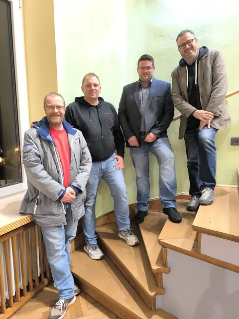 Das Bild zeigt die Mitglieder des neu gewählten  Vorstands (v.l.n.r.): Herr Ganter, Herr Lothschütz,  Herr Rech, Herr Neumann (es fehlt Frau Fernes)  | Foto: Kreisverwaltung Kusel