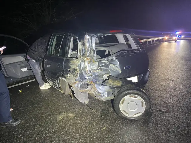 Am Auto entstand ein Totalschaden | Foto: Polizeiinspektion Lauterecken