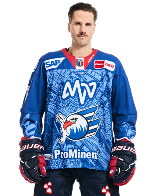 Brendan O'Donnell mit der Spielernummer 91 | Foto: Adler Mannheim