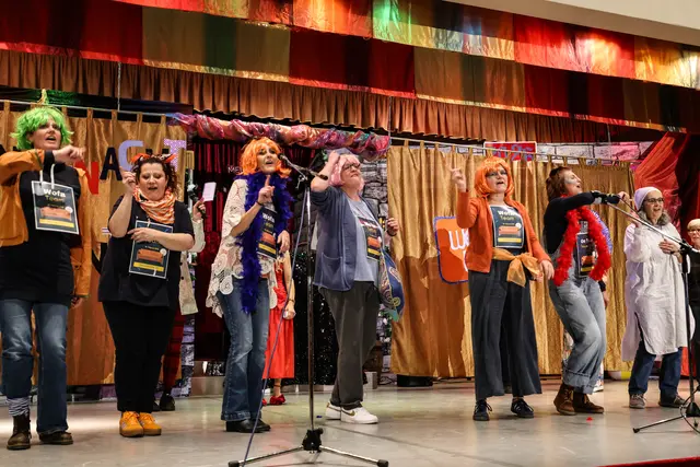 Das WoFa-Team der Philippuskirche meisterte diese Aufgabe mit Leichtigkeit.  | Foto: Wolfgang Neuberth