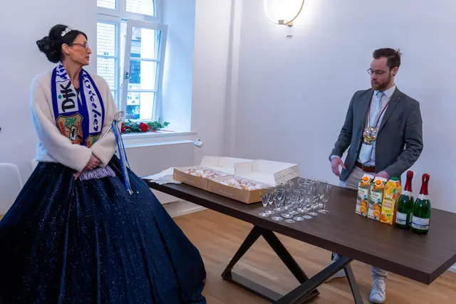 Prinzessin Melanie II. bei der Übergabe  | Foto: Wolfgang Neuberth