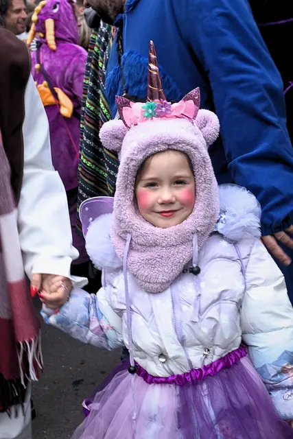 Auch dieses kleine Einhorn kam in Schifferstadt voll auf seine Kosten | Foto: Cornelia Bauer