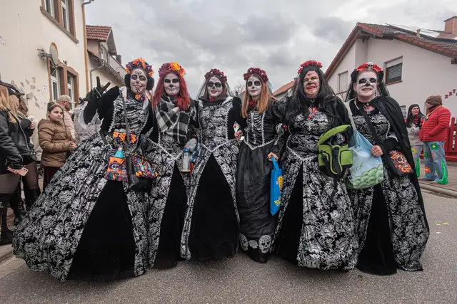  Fastnachtsumzug in Bellheim 2026 -  wunderschöne Kostüme | Foto: Paul Needham