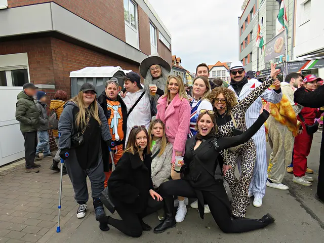 Mega Stimmung bei der Straßenfastnacht "Spice Girls" | Foto: Brigitte Melder