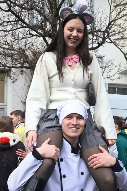 Nur so ließ sich der Schillerplatz überblicken | Foto: Cornelia Bauer