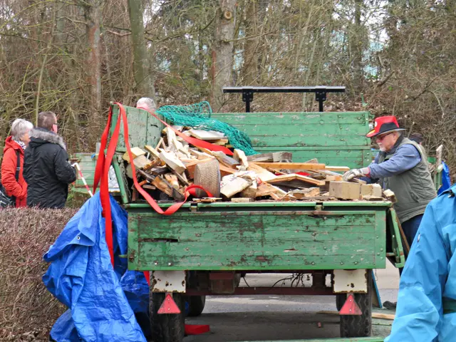 Günter Schneider hatte das Feuer unter sich | Foto: Brigitte Melder