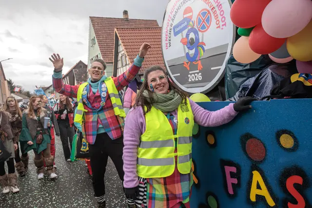 bunt und fröhlich - der Fastnachtsumzug in Jockgrim 2026 | Foto: Paul Needham