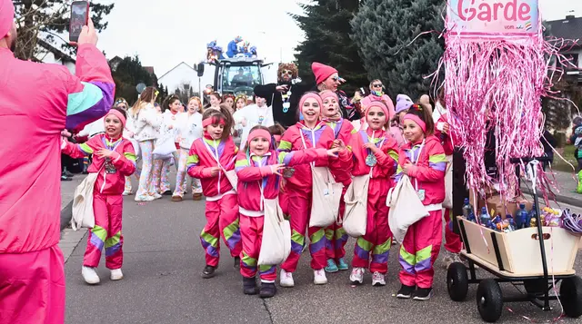 Kleine Tänzerinnen: die Minigarde | Foto: Cornelia Bauer