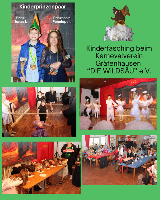 Kinderfasching beim KVG am 16.02.2026 | Foto: KVG "Die Wildsäu" e.V.
