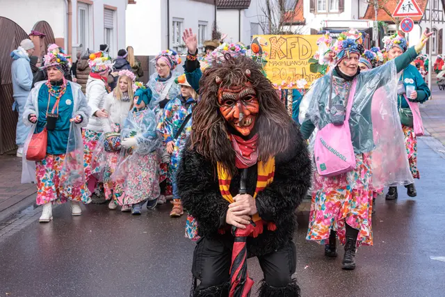 Faschingsumzug in Hagenbach 2026 - traditionell und modern, Hauptsache es macht Spaß | Foto: Paul Needham