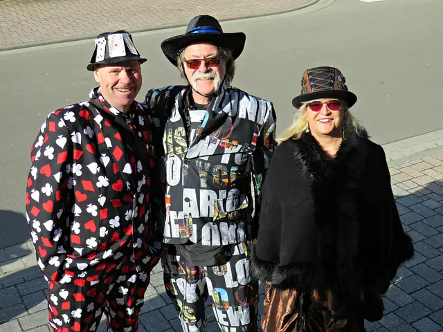 Maik Faulhaber und Gerd Hoffelder mit Frau | Foto: Brigitte Melder
