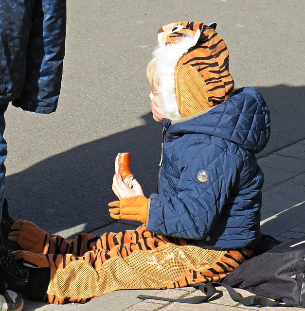 Der kleine Tiger hatte Hunger | Foto: Brigitte Melder