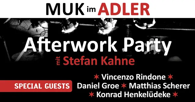 MUK-Afterworkparty mit Vincenzo Rindone alias Zio Wintz, Daniel Groe, Matthias Scherer, Konrad Henkelüdeke &amp; Stefan Kahne | Foto: MUK Weisenheim am Sand e.V.