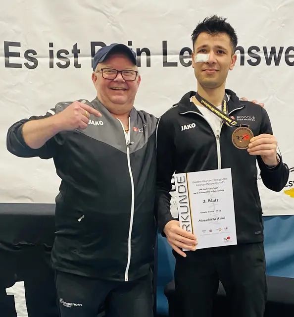 BCRN Sportwart M.Strauß, Massih Azimi | Foto: BCRN
