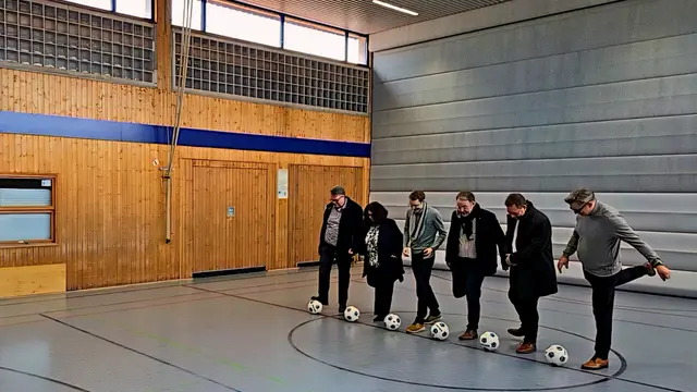 Einweihung der sanierten Turnhalle der Schillerschule. | Foto: Gemeindeverwaltung Haßloch