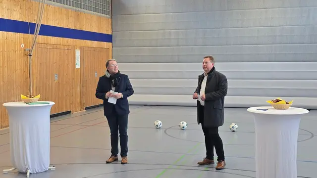 Offizielle Einweihung der modernisierten Turnhalle | Foto: Gemeindeverwaltung Haßloch