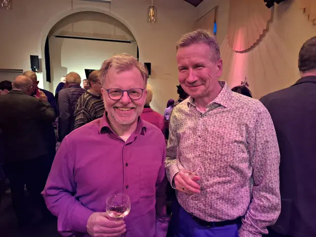 Bernd Lohne und Dr. Lehmann (Wassermänner-Freunde) ;-) | Foto: Brigitte Melder