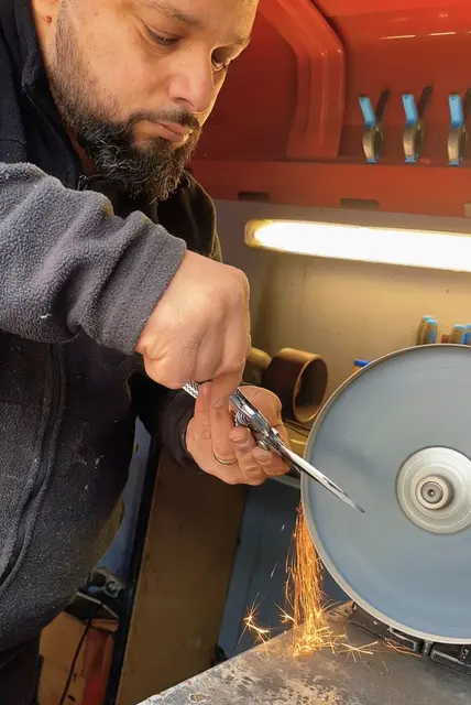 Roman Winter bei der Arbeit.  | Foto: Winter