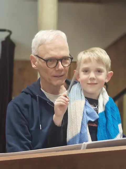 Nachwuchstalent mit Matthias Schwantner | Foto: Sabine Nauland-Bundus