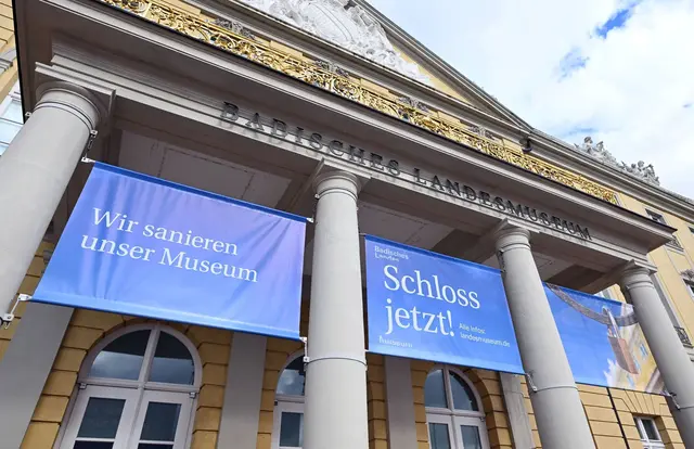 Seit dem 29. September 2025 ist das Karlsruher Schloss wegen einer umfassenden Generalsanierung geschlossen. | Foto: dpa