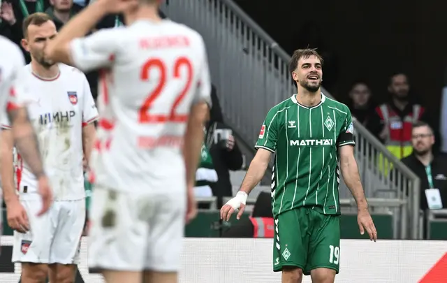 Brachte Werder in Führung: Jovan Milosevic (r) | Foto: dpa