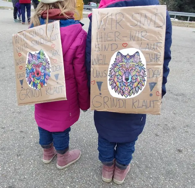 Junge Tierfreunde für Grindi ... Wir sind hier, wir sind laut! | Foto: Barbara Schwarz
